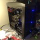 Another desktop computer miner that sits on Mark's desk and doubles as his computer for work.